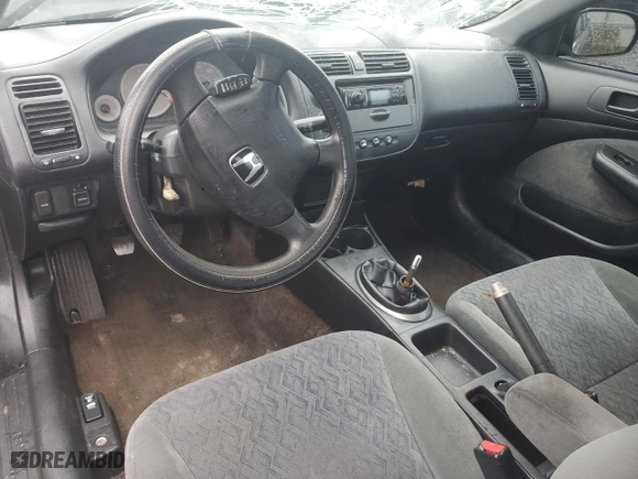 2002 Honda Civic LX with VIN 1HGEM21572L063504, listed as a Copart auction lot 71024364 with 0 mi miles and Salvage Title. Bid and sale history available at carsss.com. Image 8.