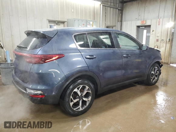 2020 Kia Sportage LX with VIN KNDPM3AC2L7689662, listed as a Copart auction lot 50983135 with 59,395 mi miles and Salvage Title. Bid and sale history available at DreamBid. Image 3.
