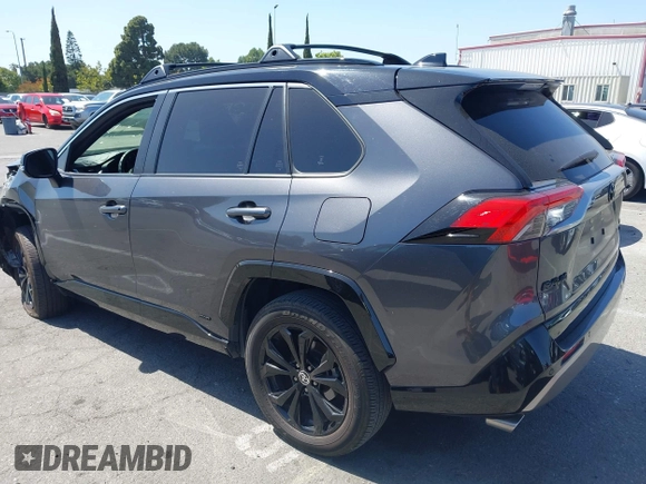 2024 Toyota RAV4 Hybrid XSE with VIN JTME6RFV0RJ041313, listed as a IAAI auction lot 42283581 with 25,096 mi miles and . Bid and sale history available at DreamBid. Image 3.