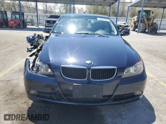 2006 BMW 3 Series 325i with VIN WBAVB13516PT14122, listed as a Copart auction lot 53424365 with 164,825 mi miles and Salvage title. Bid and sale history available at DreamBid. Image 5.