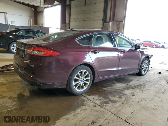 2017 Ford Fusion SE with VIN 3FA6P0HD9HR404655, listed as a Copart auction lot 53267515 with 89,941 mi miles and Salvage Title. Bid and sale history available at DreamBid. Image 3.