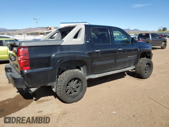 2007 Chevrolet Avalanche 3LT with VIN 3GNFK12377G268008, listed as a Copart auction lot 51450584 with 155,748 mi miles and Salvage Title. Bid and sale history available at DreamBid. Image 3.