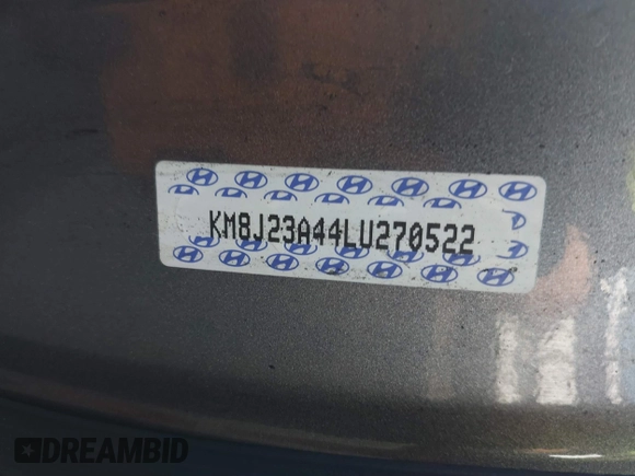 2020 Hyundai Tucson SE с VIN KM8J23A44LU270522, выставлен на аукционе IAAI как лот 41702098 с пробегом Не указан миль и . История ставок и продаж доступна на DreamBid. Изображение 9.