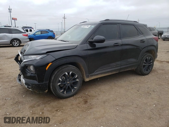 2022 Chevrolet TrailBlazer LT with VIN KL79MPSL2NB083869, listed as a Copart auction lot 66337784 with 42,888 mi miles and Salvage Title. Bid and sale history available at DreamBid. Image 1.