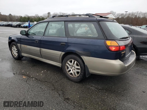 2003 Subaru Legacy Outback with VIN 4S3BH665937640565, listed as a Copart auction lot 82338234 with 82,814 mi miles and Salvage title. Bid and sale history available at DreamBid. Image 2.