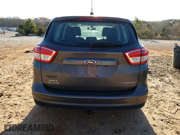 2017 Ford C-Max Energi Titanium with VIN 1FADP5FU4HL105032, listed as a Copart auction lot 46847244 with 96,090 mi miles. Bid and sale history available at carsss.com. Image 6.