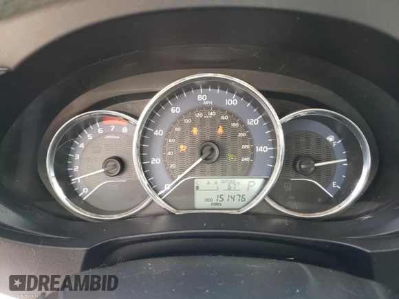 2014 Toyota Corolla L with VIN 2T1BURHE4EC184664, listed as a Copart auction lot 57712615 with 151,476 mi miles and Salvage title. Bid and sale history available at DreamBid. Image 9.