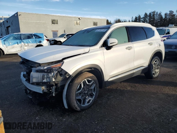 2023 Hyundai Santa Fe Hybrid Luxury with VIN KM8S5DA19PU100959, listed as a Copart auction lot 81152414 with 30,570 mi miles and Salvage Title. Bid and sale history available at carsss.com. Image 1.