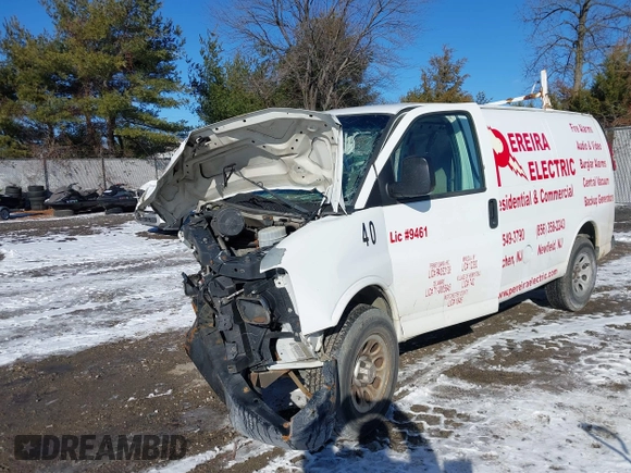 2009 Chevrolet Express Cargo with VIN 1GCFG15X091129140, listed as a IAAI auction lot 41273961 with Not provided miles and . Bid and sale history available at DreamBid. Image 16.