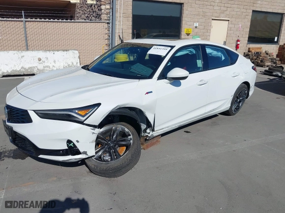 2024 Acura Integra w/A-Spec Package with VIN 19UDE4H30RA015681, listed as a IAAI auction lot 41841359 with 12,821 mi miles. Bid and sale history available at carsss.com. Image 16.