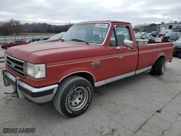 1988 Ford 1/2 Ton Trucks with VIN 1FTDF15Y5JLA36545, listed as a Copart auction lot 82768994 with 518,107 mi miles and Salvage Title. Bid and sale history available at carsss.com. Image 1.