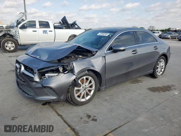 2020 Mercedes-Benz A 220 with VIN W1K3G4EB3LJ207870, listed as a Copart auction lot 53585285 with 85,673 mi miles and Clean Title. Bid and sale history available at DreamBid. Image 1.