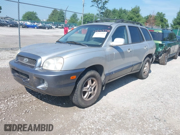 2003 Hyundai Santa Fe GLS with VIN KM8SC73D83U370273, listed as a IAAI auction lot 42577324 with 181,105 mi miles and . Bid and sale history available at DreamBid. Image 2.