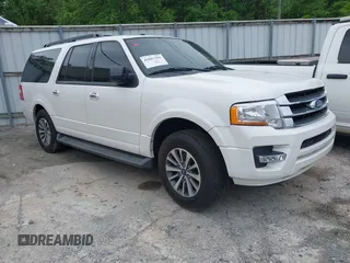 2017 Ford Expedition Max XLT with VIN 1FMJK1HT5HEA16448, listed as a IAAI auction lot 41847399 with 206,704 mi miles and . Bid and sale history available at DreamBid. Image 1.