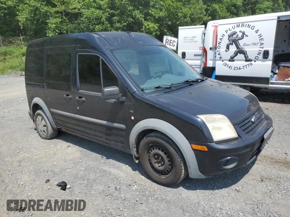 2010 Ford Transit Connect XLT with VIN NM0KS9BN2AT027939, listed as a Copart auction lot 62100305 with 294,080 mi miles and Salvage title. Bid and sale history available at DreamBid. Image 4.