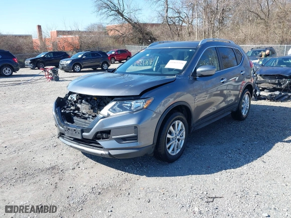 2017 Nissan Rogue S with VIN KNMAT2MV7HP509440, listed as a IAAI auction lot 41869334 with 150,484 mi miles. Bid and sale history available at carsss.com. Image 20.
