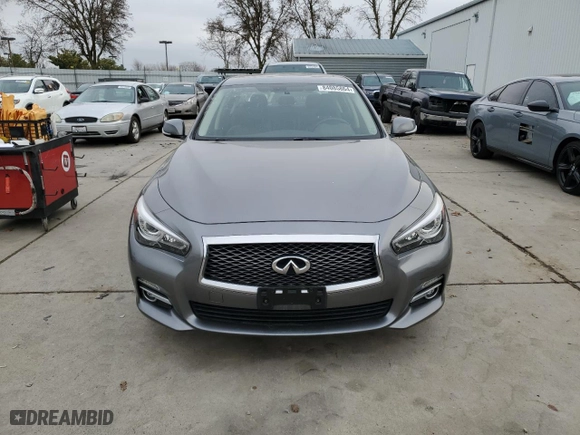 2017 Infiniti Q50 2.0t with VIN JN1CV7AP3HM640763, listed as a Copart auction lot 84085864 with NaN miles and Clean Title. Bid and sale history available at carsss.com. Image 5.