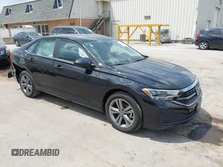 2023 Volkswagen Jetta SE with VIN 3VW7M7BU0PM056200, listed as a IAAI auction lot 42649596 with 17,015 mi miles and . Bid and sale history available at DreamBid. Image 1.