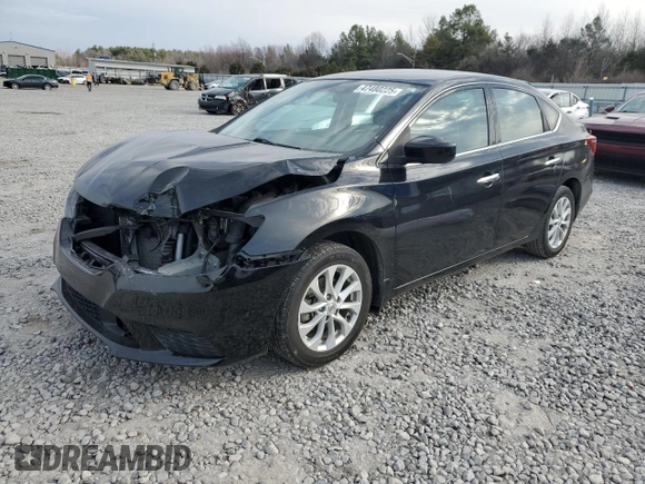 2019 Nissan Sentra SV with VIN 3N1AB7APXKY240784, listed as a Copart auction lot 47480225 with 71,211 mi miles and Salvage Title. Bid and sale history available at DreamBid. Image 1.