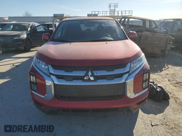 2022 Mitsubishi Outlander Sport ES with VIN JA4ARUAU3NU002919, listed as a Copart auction lot 45635415 with 34,257 mi miles and Salvage Title. Bid and sale history available at carsss.com. Image 5.
