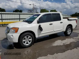 2010 Nissan Titan SE with VIN 1N6AA0ED9AN312414, listed as a Copart auction lot 64298845 with 181,959 mi miles and Salvage title. Bid and sale history available at DreamBid. Image 1.