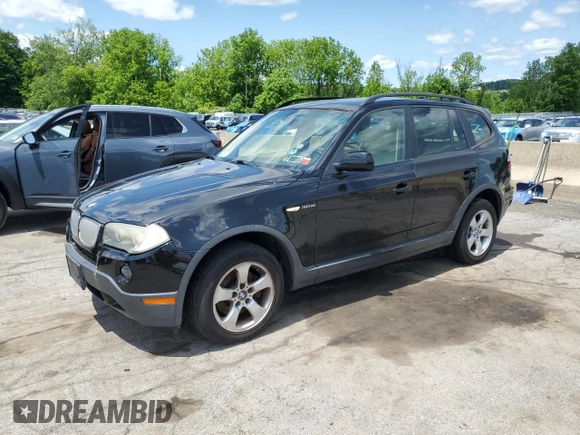 2008 BMW X3 3.0si with VIN WBXPC934X8WJ11188, listed as a Copart auction lot 59432445 with 104,232 mi miles and Clean title. Bid and sale history available at DreamBid. Image 1.