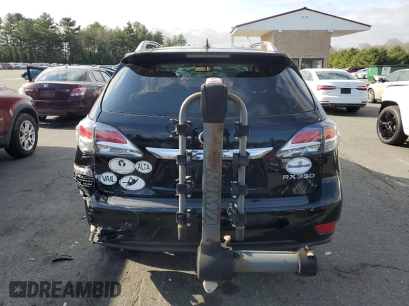 2014 Lexus RX 350 with VIN 2T2BK1BA9EC250036, listed as a Copart auction lot 51103065 with 165,264 mi miles and Salvage Title. Bid and sale history available at DreamBid. Image 6.