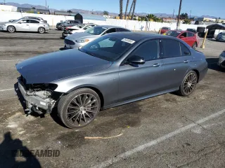 2017 Mercedes-Benz E-Class AMG E 43 with VIN WDDZF6EB8HA196509, listed as a Copart auction lot 88490985 with 67,389 mi miles and Salvage Title. Bid and sale history available at carsss.com. Image 1.