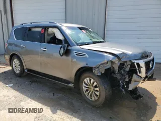 2017 Nissan Armada SV with VIN JN8AY2ND7H9006359, listed as a Copart auction lot 52451075 with 163,639 mi miles and Clean Title. Bid and sale history available at carsss.com. Image 4.
