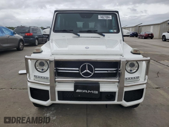 2017 Mercedes-Benz G-Class AMG G 63 with VIN WDCYC7DF4HX275157, listed as a Copart auction lot 74627084 with 0 mi miles and Salvage Title. Bid and sale history available at carsss.com. Image 5.