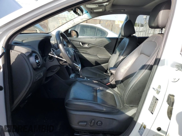 2018 Hyundai Kona Limited with VIN KM8K33A50JU082748, listed as a Copart auction lot 46531105 with 75,562 mi miles and Salvage Title. Bid and sale history available at carsss.com. Image 7.