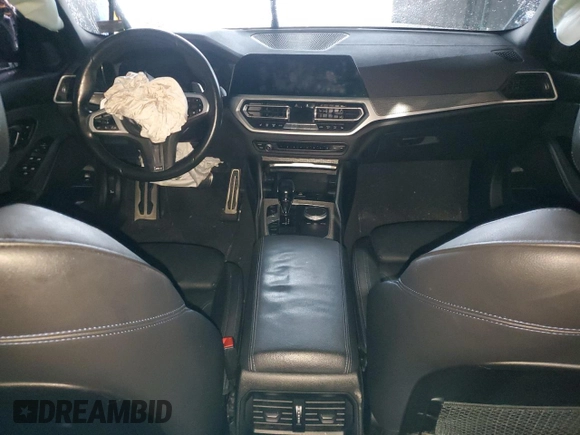 2021 BMW 3 Series M340i xDrive with VIN 3MW5U9J02M8B60533, listed as a Copart auction lot 84322494 with 0 mi miles and Salvage Title. Bid and sale history available at carsss.com. Image 8.