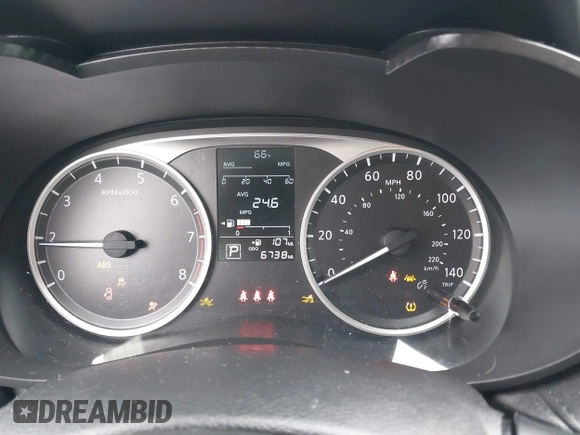 2023 Nissan Versa S with VIN 3N1CN8DV9PL858134, listed as a IAAI auction lot 42459317 with 6,738 mi miles and . Bid and sale history available at DreamBid. Image 7.