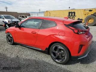 2019 Hyundai Veloster Turbo R-Spec with VIN KMHTH6AB5KU005369, listed as a Copart auction lot 43833985 with 52,768 mi miles and Salvage Title. Bid and sale history available at carsss.com. Image 2.