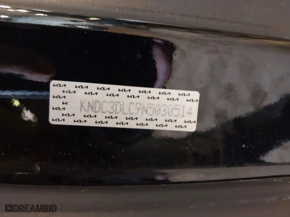 2022 Kia EV6 Wind with VIN KNDC3DLC9N5030514, listed as a IAAI auction lot 41577227 with 62,016 mi miles. Bid and sale history available at carsss.com. Image 9.