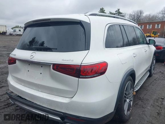 2021 Mercedes-Benz GLS 450 z VIN 4JGFF5KEXMA386713, wystawiony jako IAAI lot #41966263 z przebiegiem 63 039 mil mil oraz . Historia ofert i sprzedaży dostępna na DreamBid. Obrazek 4.