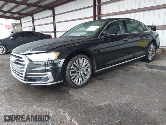 2019 Audi A8 L with VIN WAU8DAF8XKN013139, listed as a IAAI auction lot 41662195 with 38,442 mi miles. Bid and sale history available at carsss.com. Image 19.