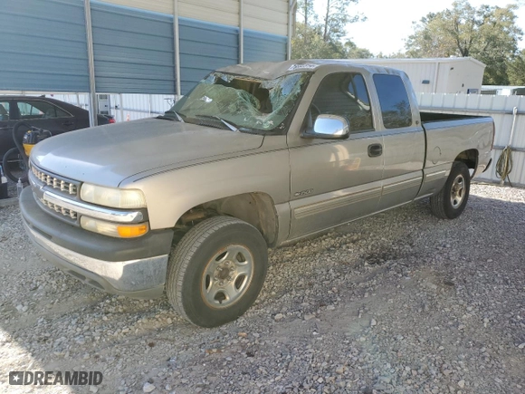 1999 Chevrolet Silverado 1500 LS with VIN 2GCEC19V7X1219098, listed as a Copart auction lot 76982314 with 290,080 mi miles and Salvage Title. Bid and sale history available at carsss.com. Image 1.