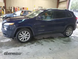 2015 Jeep Cherokee Limited with VIN 1C4PJLDSXFW711302, listed as a Copart auction lot 51950425 with 51,623 mi miles and Salvage Title. Bid and sale history available at DreamBid. Image 1.
