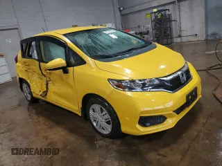 2018 Honda Fit LX with VIN 3HGGK5H45JM730550, listed as a Copart auction lot 61151765 with 50,924 mi miles and Salvage title. Bid and sale history available at DreamBid. Image 4.
