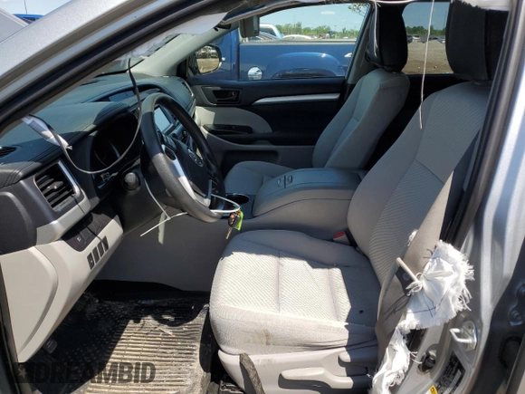 2019 Toyota Highlander LE with VIN 5TDZARFH1KS053120, listed as a Copart auction lot 62933335 with 69,026 mi miles and Clean title. Bid and sale history available at DreamBid. Image 7.