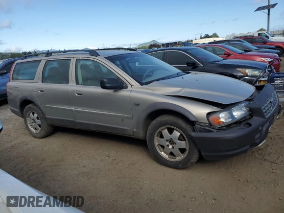 2002 Volvo V70 with VIN YV1SZ58D821058884, listed as a Copart auction lot 49517425 with 240,644 mi miles and Salvage title. Bid and sale history available at DreamBid. Image 4.