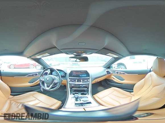 2020 BMW 8 Series 840i with VIN WBADZ4C07LCE88649, listed as a Copart auction lot 46906535 with 38,604 mi miles and Salvage title. Bid and sale history available at DreamBid. Image 13.