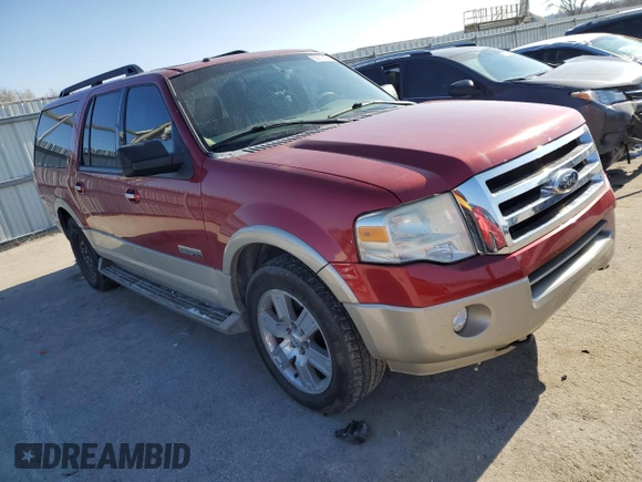 2008 Ford Expedition EL Eddie Bauer with VIN 1FMFK18588LA48667, listed as a Copart auction lot 83018054 with 246,833 mi miles and Salvage Title. Bid and sale history available at carsss.com. Image 4.