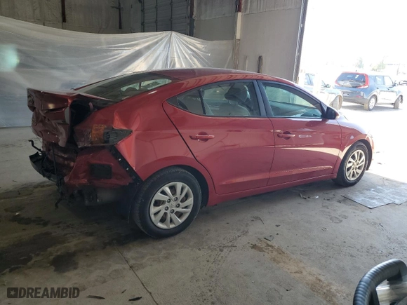 2018 Hyundai Elantra SE with VIN 5NPD74LF1JH229490, listed as a Copart auction lot 52284595 with 100,666 mi miles and Clean Title. Bid and sale history available at carsss.com. Image 3.