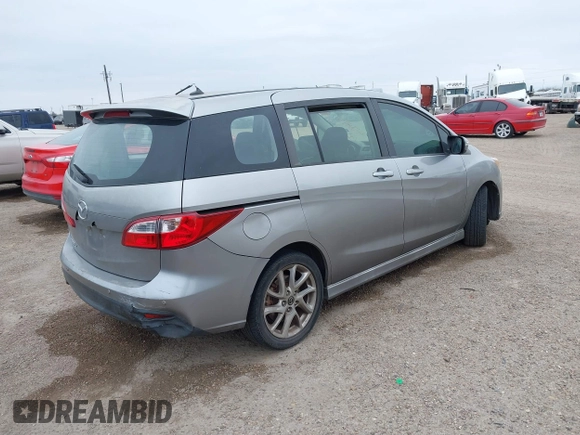 2013 Mazda 5 Touring with VIN JM1CW2CL5D0151404, listed as a IAAI auction lot 41584485 with 109,438 mi miles. Bid and sale history available at carsss.com. Image 4.