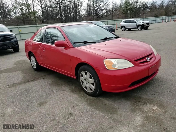 2001 Honda Civic EX with VIN 1HGEM22971L118856, listed as a Copart auction lot 53528605 with 195,412 mi miles and Salvage Title. Bid and sale history available at carsss.com. Image 13.