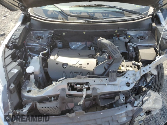 2022 Mitsubishi Outlander ES with VIN JA4APUAU8NU021052, listed as a Copart auction lot 48695825 with 57,554 mi miles and Salvage title. Bid and sale history available at DreamBid. Image 12.