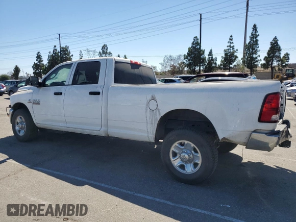 2018 Ram 2500 Tradesman with VIN 3C6UR4HL4JG144202, listed as a Copart auction lot 60995035 with 126,987 mi miles and Salvage title. Bid and sale history available at DreamBid. Image 2.