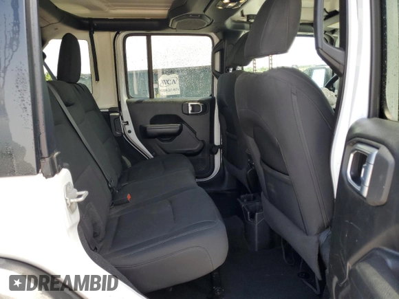 2021 Jeep Wrangler Unlimited Willys with VIN 1C4HJXDG3MW752441, listed as a Copart auction lot 55881925 with 61,751 mi miles and Salvage title. Bid and sale history available at DreamBid. Image 11.